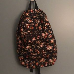 Vans backpack with rose detail